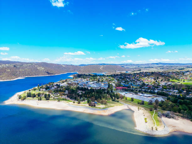 istock Jindabyne Aerial View in Australia 1890905157