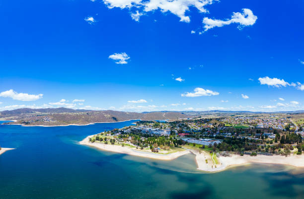 istock Jindabyne Aerial View in Australia 1890905741