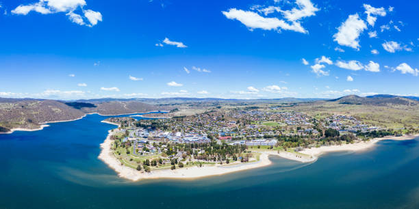 istock Jindabyne Aerial View in Australia 1890905748