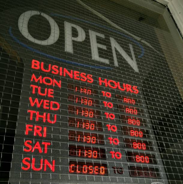istock Hours of Operation Signage 1891047975