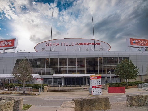 Kansas City, Missouri - December 28, 2023: GEHA Field at Arrowhead Stadium - KC Chiefs Football