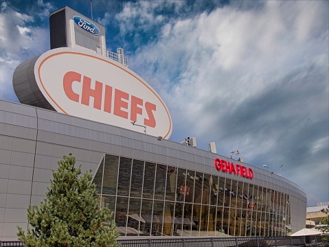 Kansas City, Missouri - December 28, 2023: GEHA Field at Arrowhead Stadium - KC Chiefs Football