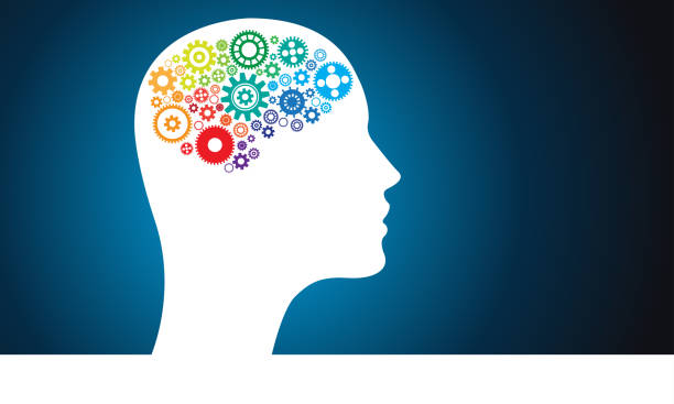 istock Abstract illustration of human head and brain in form of Gears 1891148578