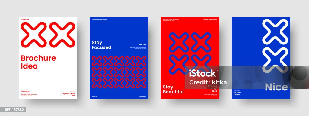 Pamphlets Boder Design Creative Poster Layout Modern Brochure Design Isolated Flyer Template ...