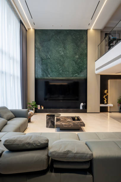 istock Modern style high-end residential living room 1891487955