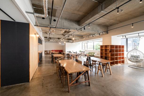 istock Interior of event space and cafe 1891532400