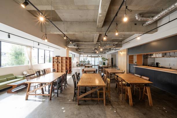 istock Interior of event space and cafe 1891532941