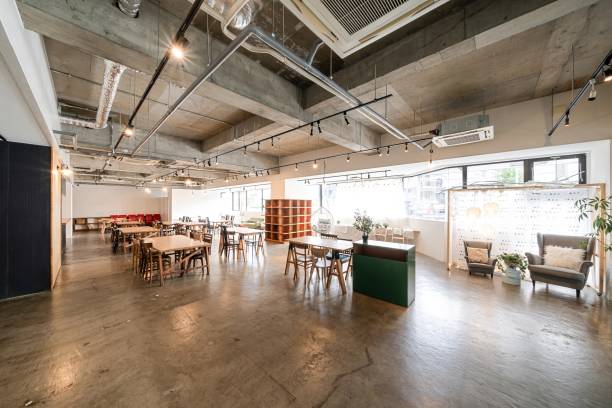 istock Interior of event space and cafe 1891533448