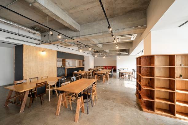 istock Interior of event space and cafe 1891533461