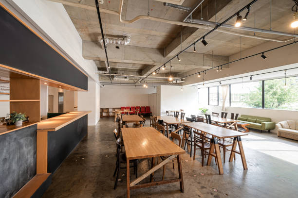 istock Interior of event space and cafe 1891533971