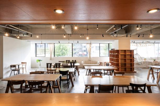 istock Interior of event space and cafe 1891534398