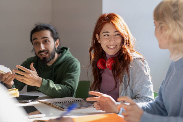 istock Students Collaborating in Study Session and Informal Business Meeting 1891589429