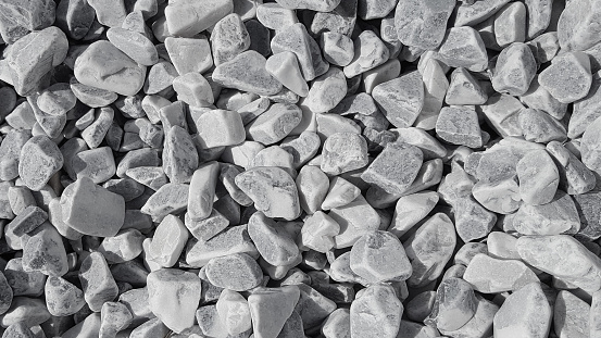 background grey small rocks floor gravel used for construction site wallpaper