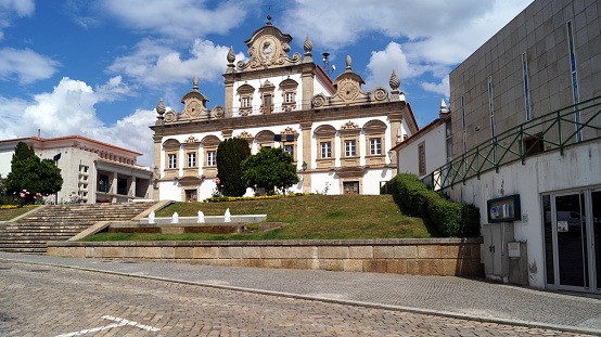 Paco dos Tavoras, 17th-century Baroque palace, currently housing the Town Hall, Camara Municipal, Mirandela, Portugal