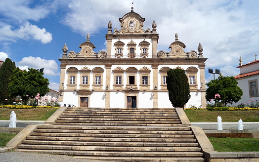 Paco dos Tavoras, 17th-century Baroque palace, currently housing the Town Hall, Camara Municipal, Mirandela, Portugal