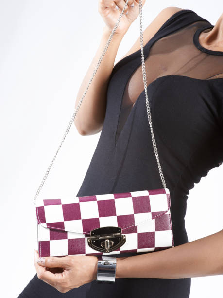 女性用ショルダークラッチバッグ、財布財布 - change purse purse clutch bag red ストックフォトと画像