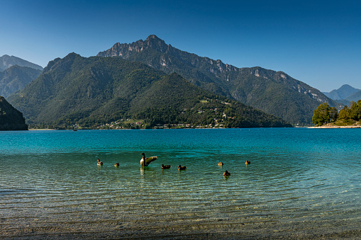Lago di Ledro in Italy