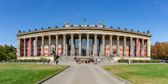 Berlin, Germany - September 26, 2023: A picture of the Altes Museum.