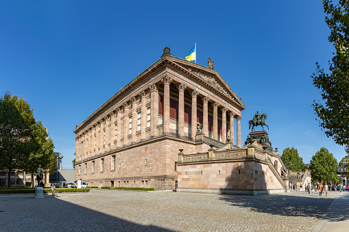 Berlin, Germany - September 26, 2023: A picture of the Alte Nationalgalerie or Old National Gallery.