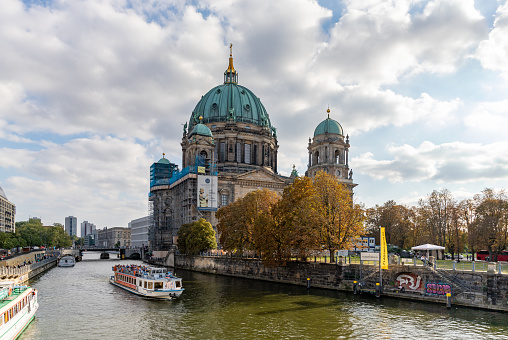 Berlin, Germany - September 26, 2023: A picture of the Berlin Cathedral.