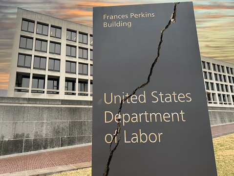 Broken U.S. Department of Labor