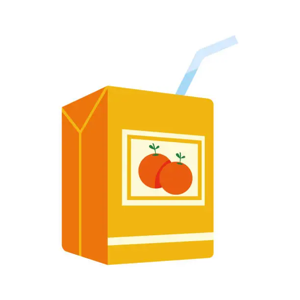 Vector illustration of Tetrapack Box