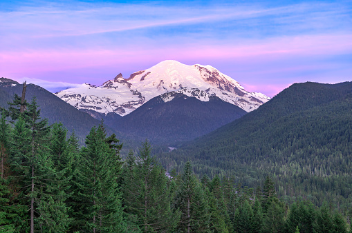 The Cascade Mountains of Oregon and Washington, USA.