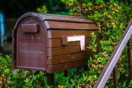Weathered mailbox
