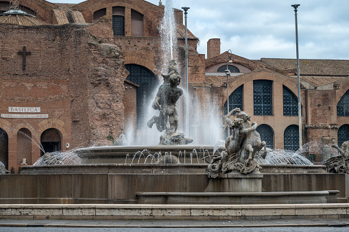 Fontana delle Naiadi in Piazza della Repubblica