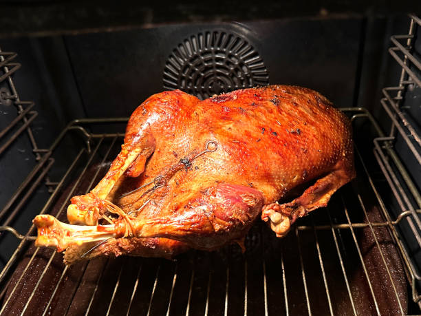 istock Roast goose for Christmas 1892266236
