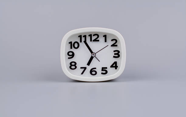 istock Modern alarm clock, standing still time photo Direct contacts and work and appointments 1892333676