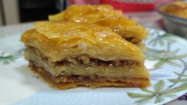 istock baklava with walnuts, a traditional dessert 1892341046