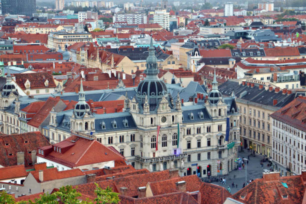 istock Sunset View of Graz, Austria 1892357729