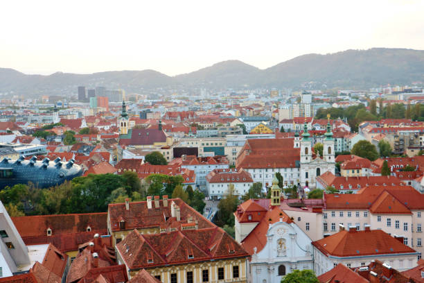istock Sunset View of Graz, Austria 1892358251
