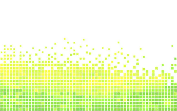 Vector illustration of Green dot background