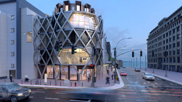 istock 3d renders of modern buildings exterior view 1892434090
