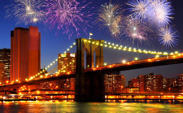 istock Fireworks in New York City. 1892479337