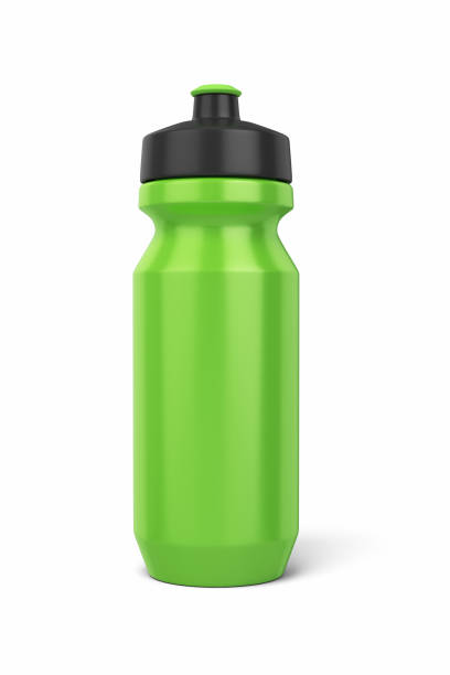 istock Realistic Green Black Sports Water Bottle, Object + Shadow Clipping Path 1892499531