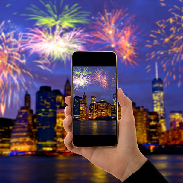 istock Fireworks in New York City. 1892513045