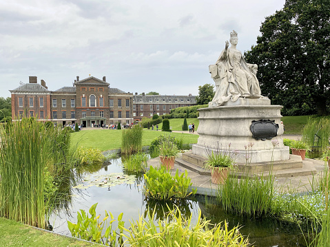London in the UK on 10 July 2021. A view of Kensington Palace