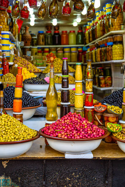 istock Olives store in a souk Market in Marrakesh-Morocco 1892538949