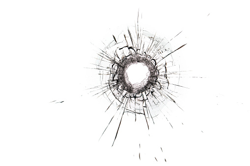 Shattered Transparency: Exploring a Bullet's Impact on White