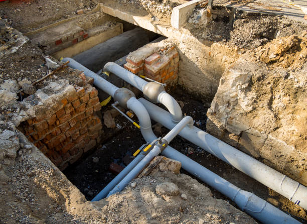 istock Replaced pipes and valves on city communications 1892728265
