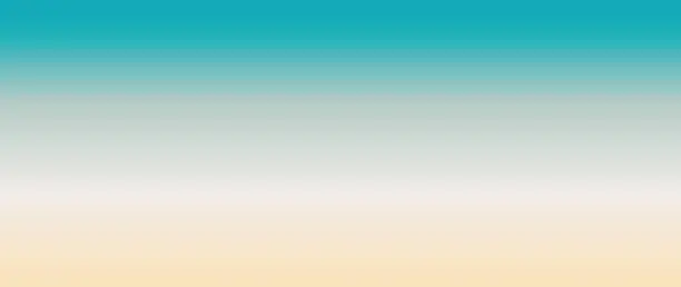 Vector illustration of Gradient background. Beach and sea concept.