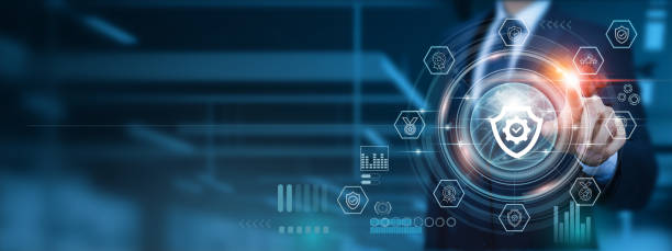istock Assurance Tools, Techniques, Businessman pointing icon with Confidence and Trust of Clients, strategies for Sustainable Development in the Rapidly Evolving Global Network 1892804149