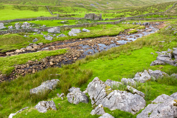 istock A riverlet winds its way through a limestone valley in the Yorkshire Dales, England. 1892856176