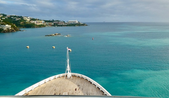 Cruise Ship Departing St Thomas USVI