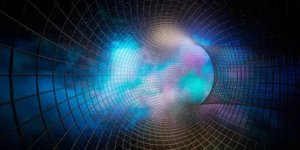 Blackhole digital transformation universe galaxy time travel