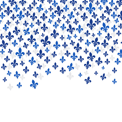 Quebec province of canada fleur de lys emblem background