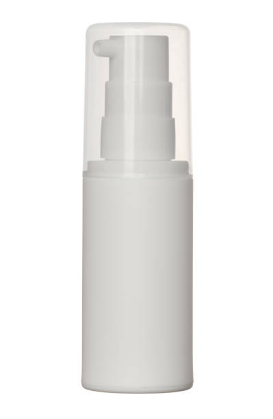 istock White plastic tube with dispenser and cap on isolated background, container for cosmetics 1893176155